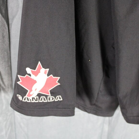 Team Canada Lacrosse Shorts - Screened Graphic by New Balance - Men's Large - Picture 2 of 6